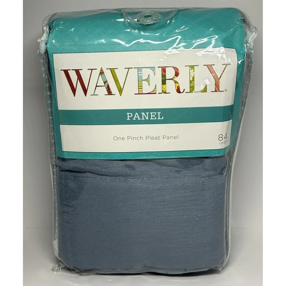 Waverly Serendipity Blue‎ Polyester Curtain Panel 50